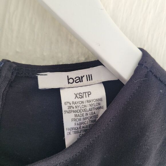 Bar lll XS Black And White Fit Dress - Picture 3 of 4